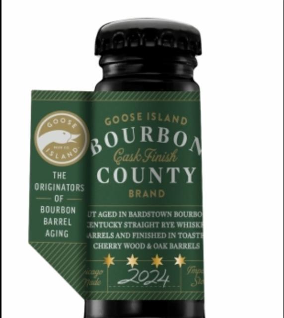 Bourbon County Brand Bardstown Cask Finish Stout (2024) 16.0%, Goose Island Beer Company (AB-InBev), United States