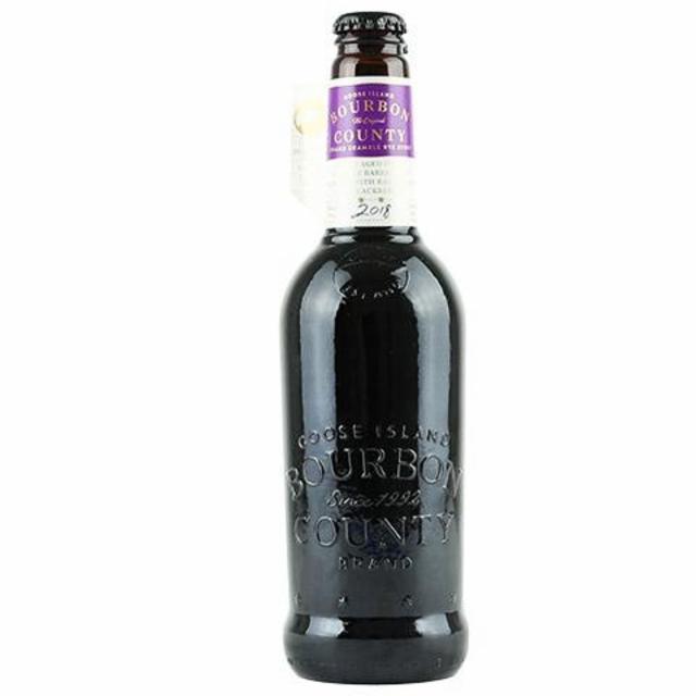 Bourbon County Brand Bramble Rye Stout (2018) 12.7%, Goose Island Beer Company (AB-InBev), United States