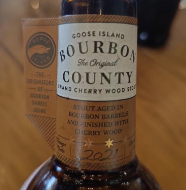 Bourbon County Brand Cherry Wood Stout (2021) 14.3%, Goose Island Beer Company (AB-InBev), United States