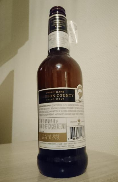 Bourbon County Brand Stout (2018) 15.2%, Goose Island Beer Company (AB-InBev), United States