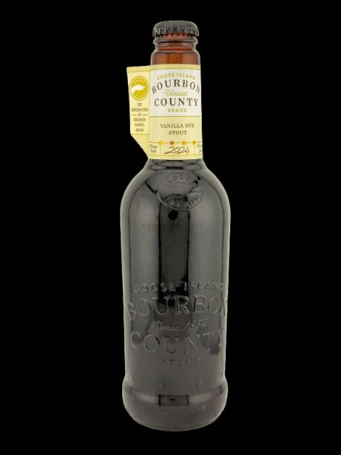 bourbon county brand stout vanilla rye (2024) 14.0%, Goose Island Beer Company (AB-InBev), United States