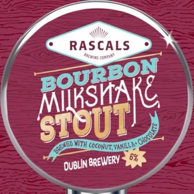 Bourbon Milkshake Stout 6.0%, Rascals Brewing, Ireland