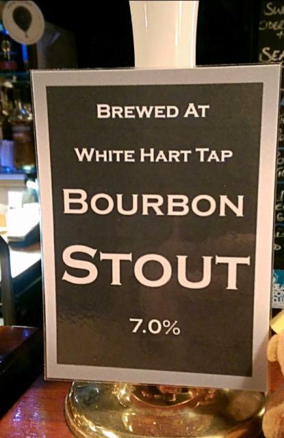 Bourbon Stout 7.0%, White Hart Brewery, England