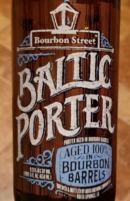 Bourbon Street Baltic Porter 9.3%, Abita Brewing Company, United States