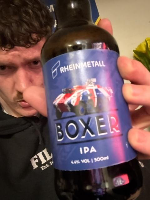 Boxer IPA 4.4%, Bang-On Brewery, Wales