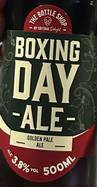 Boxing Day Ale - Golden Pale Ale 3.8%, Cottage Delight, England