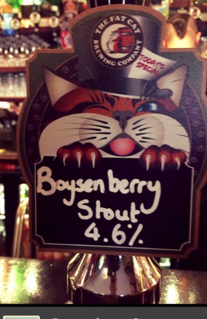 Boysenberry Stout 4.6%, Fat Cat Brewing Company, England