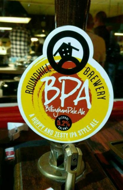 BPA - Billingham Pale Ale 5.2%, Roundhill Brewery, England