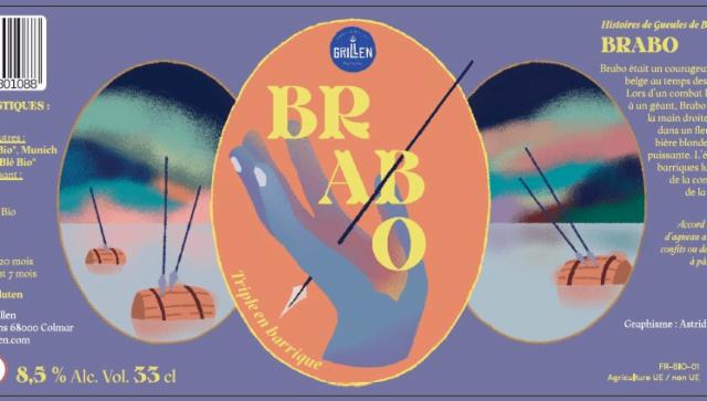 Brabo 8.5%, Brasserie Du Grillen, France