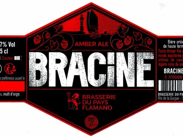 Bracine Amber Ale 7.0%, Brasserie Du Pays Flamand, France