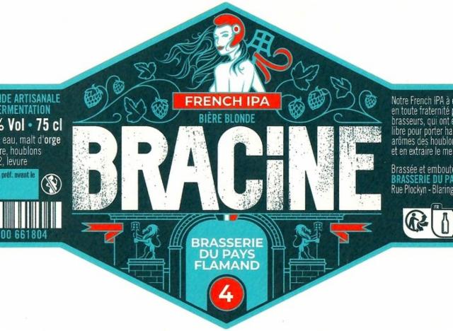 Bracine French IPA 4.0%, Brasserie Du Pays Flamand, France