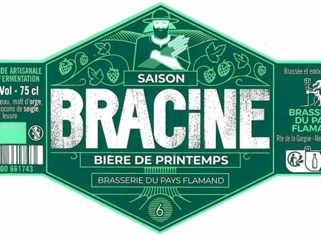 Bracine Saison 6.0%, Brasserie Du Pays Flamand, France