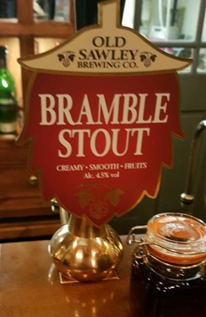Bramble Stout 4.5%, Old Sawley Brewing Company, England