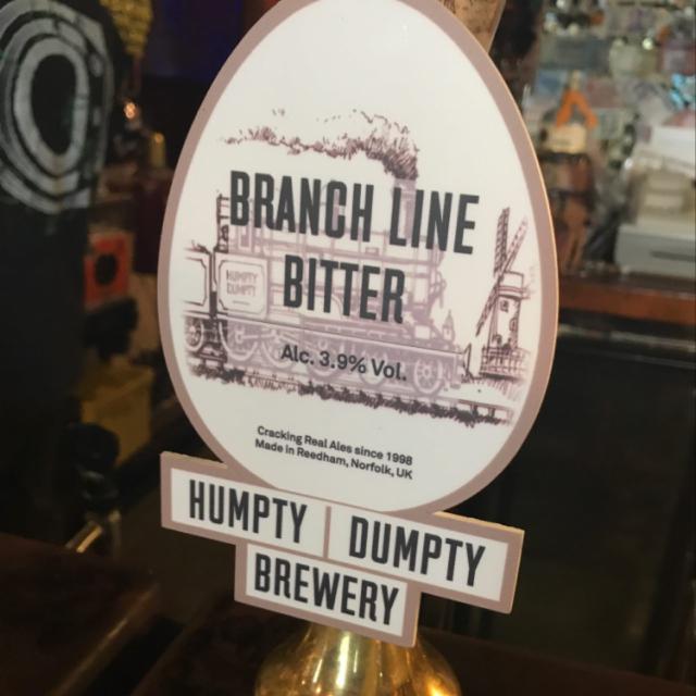 Branch Line Bitter 3.9%, Humpty Dumpty Brewery, England