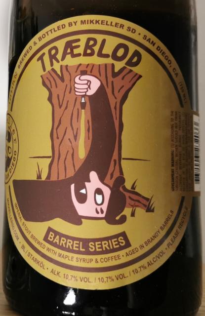 Træblod Brandy Barrel Aged 10.7%, Mikkeller Brewing San Diego, United States
