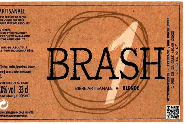 Brash Blonde 5.0%, Microbrasserie Epineaux (Brash), France