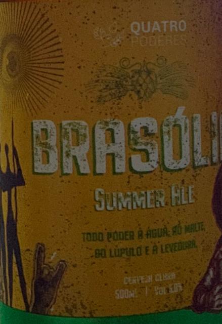 Brasólia Summer Ale 5.0%, Cervejaria Quatro Poderes, Brazil
