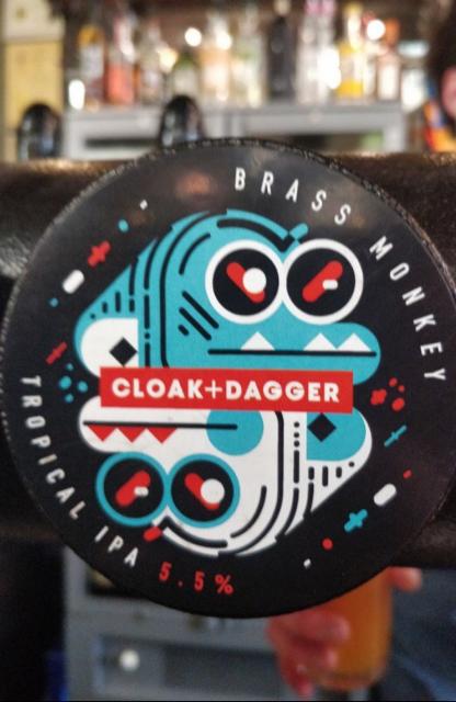 Brass Monkey 5.5%, Cloak + Dagger, England