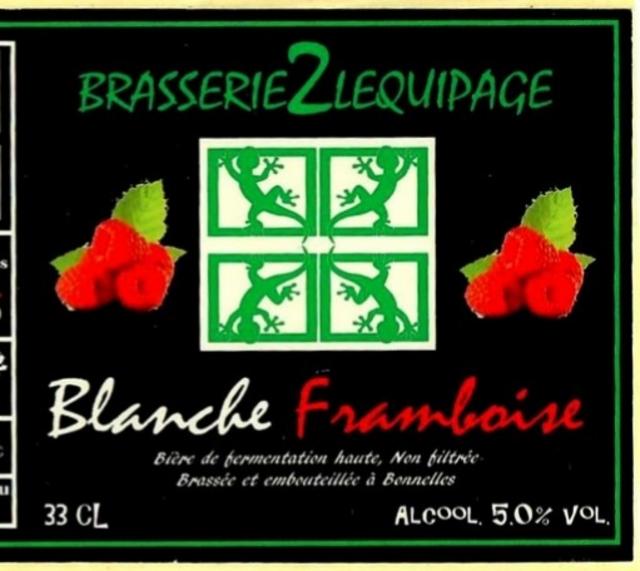Brasserie2lequipage Blanche Framboise, Brasserie2lequipage