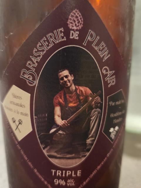 brasserie de plein air triple 9.0%, Brasserie de plein air, France