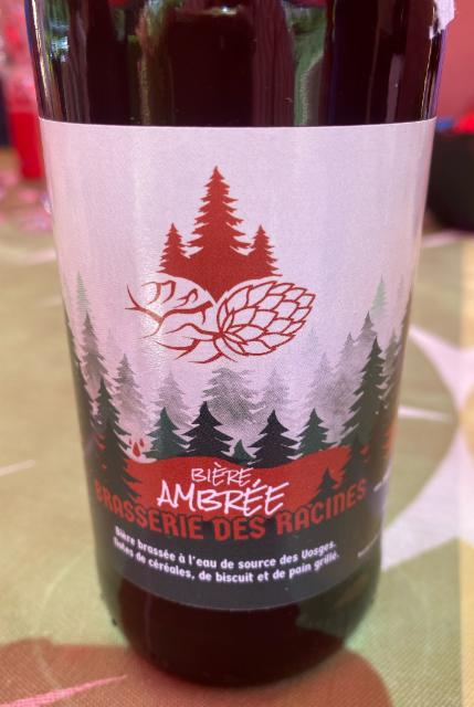 Racines Ambrée 6.0%, Brasserie Des Racines, France