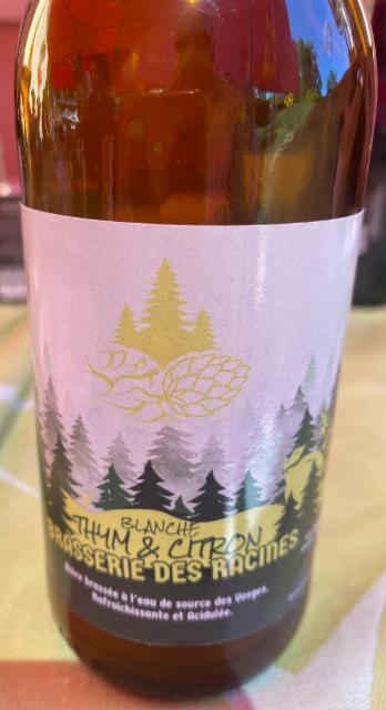 Racines Blanche Thym & Citron, Brasserie Des Racines