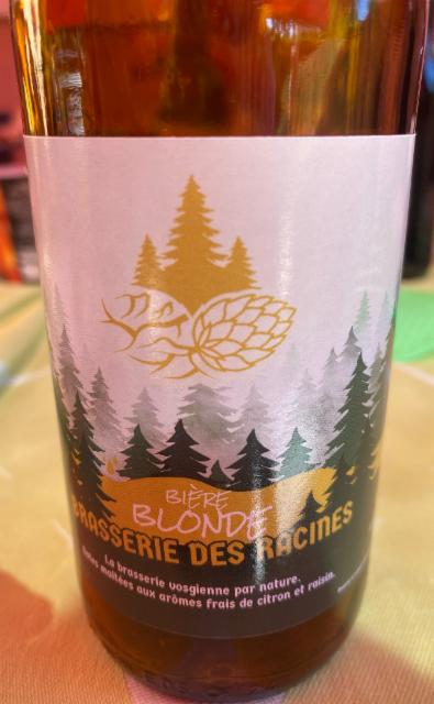 Racines Blonde 5.0%, Brasserie Des Racines, France