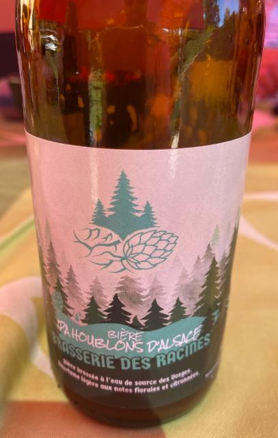 Racines IPA Houblons D'Alsace 6.0%, Brasserie Des Racines, France