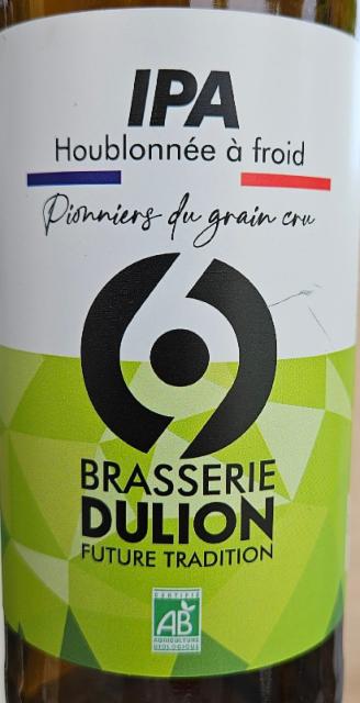IPA Houblonnée à Froid 6.0%, Brasserie Dulion, France