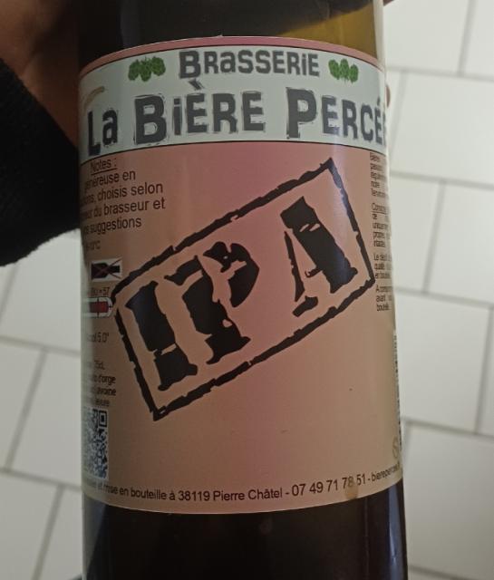 Bière Percée IPA, La Bière Percée