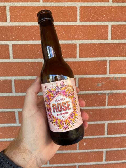 Brasserie Rose Blonde 5.0%, Ferme-Brasserie La Muette, France