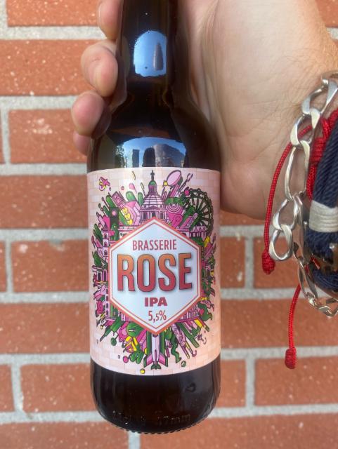 Brasserie Rose IPA 5.5%, Ferme-Brasserie La Muette, France