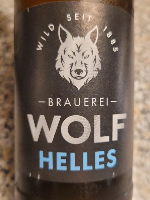 Brauerei Wolf Helles 5.2%, Weldebraü, Germany
