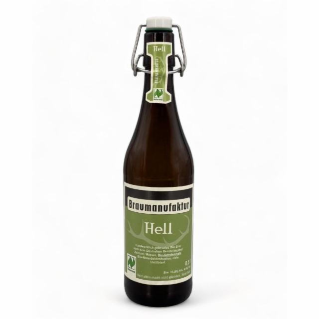 Braumanufaktur Hell 4.5%, Braumanufaktur Forsthaus Templin, Germany