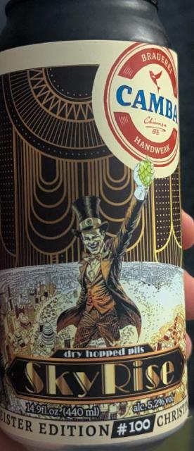 Braumeister Edition #100 Christina Stoll SkyRise 5.2%, Camba Bavaria, Germany