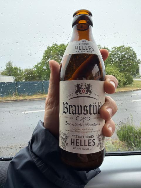 braustübl darmstadt helles natürtrüb, Darmstädter Privatbrauerei