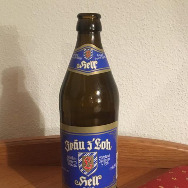 Bräuz Loh Hell 5.2%, Bräu z'Loh, Dorfen, Germany