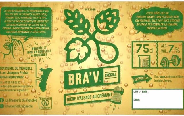Bière d'Alsace Au Crémant, La Brasserie Du Vignoble (Bra'V)