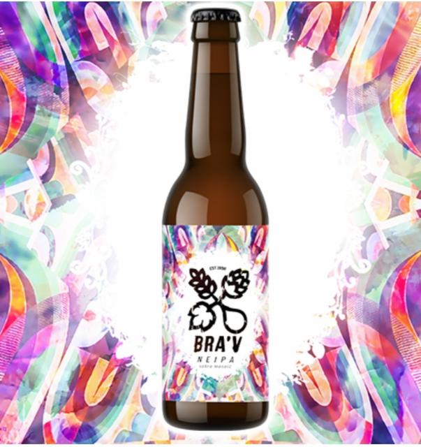 bra'v neipa 5.4%, La Brasserie Du Vignoble (Bra'V), France