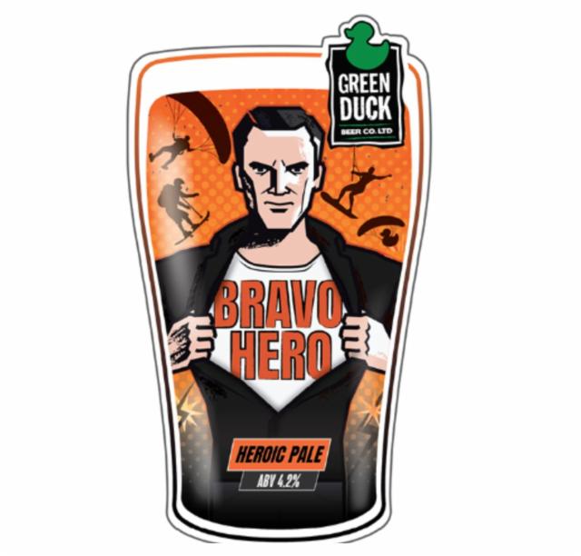 Brave Hero 4.2%, Green Duck Beer Co., England