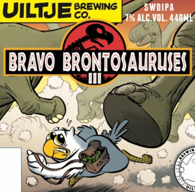 Bravo Brontosauruses 7.0%, Uiltje Brewing Co, Netherlands