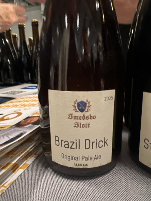 Brazil Drick 14.5%, Smedsbo Slott, Sweden