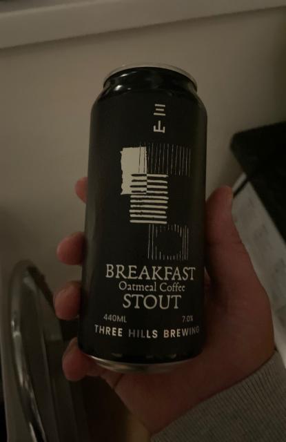 Breakfast Oatmeal Coffee Stout 7.0%, Three Hills Brewing, England