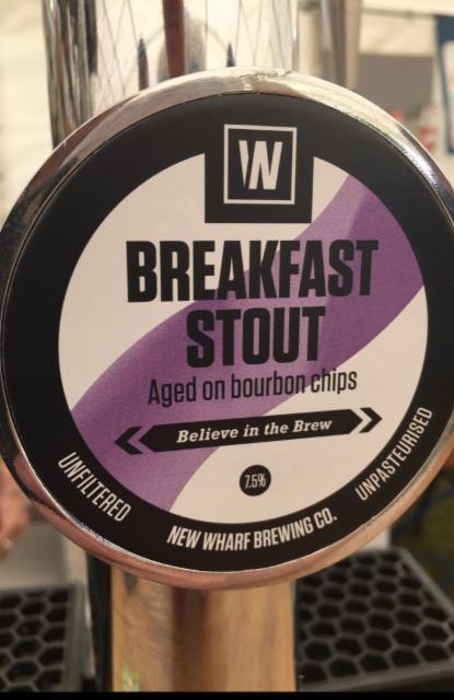 Breakfast Stout 7.5%, NEW WHARF BREWING CO, England