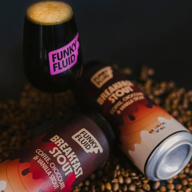 Breakfast Stout: Coffee, Chocolate & Vanilla 7.8%, Funky Fluid, Poland
