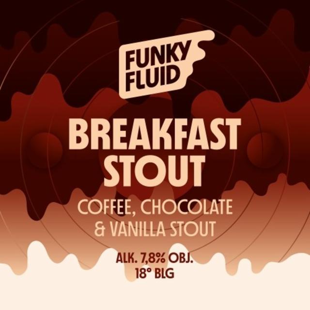 Breakfast Stout: Coffee, Chocolate & Vanilla 7.8%, Funky Fluid, Poland