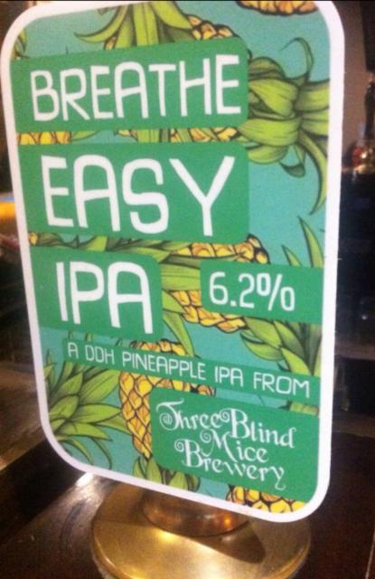 Breathe Easy 6.2%, Three Blind Mice Brewery, England