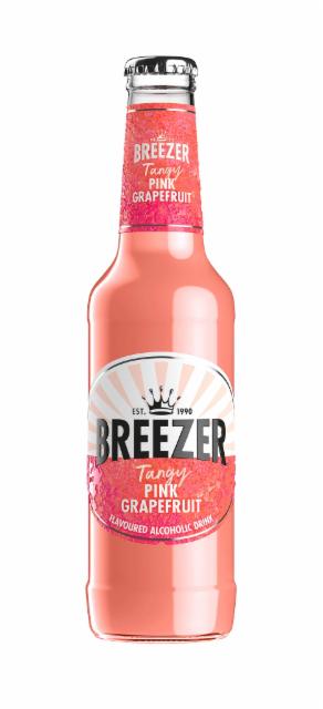 Breezer pink grapefruit, Bacardi