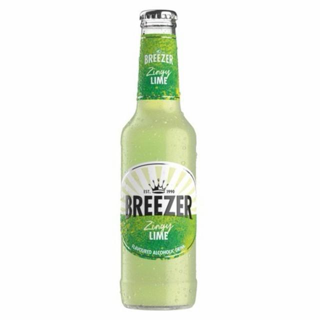 Breezer Zingy Lime, Bacardi