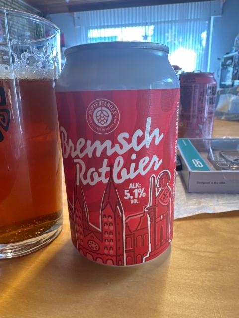 Bremsch Rotbier 5.1%, Bremer Braumanufaktur Hopfenfänger, Germany